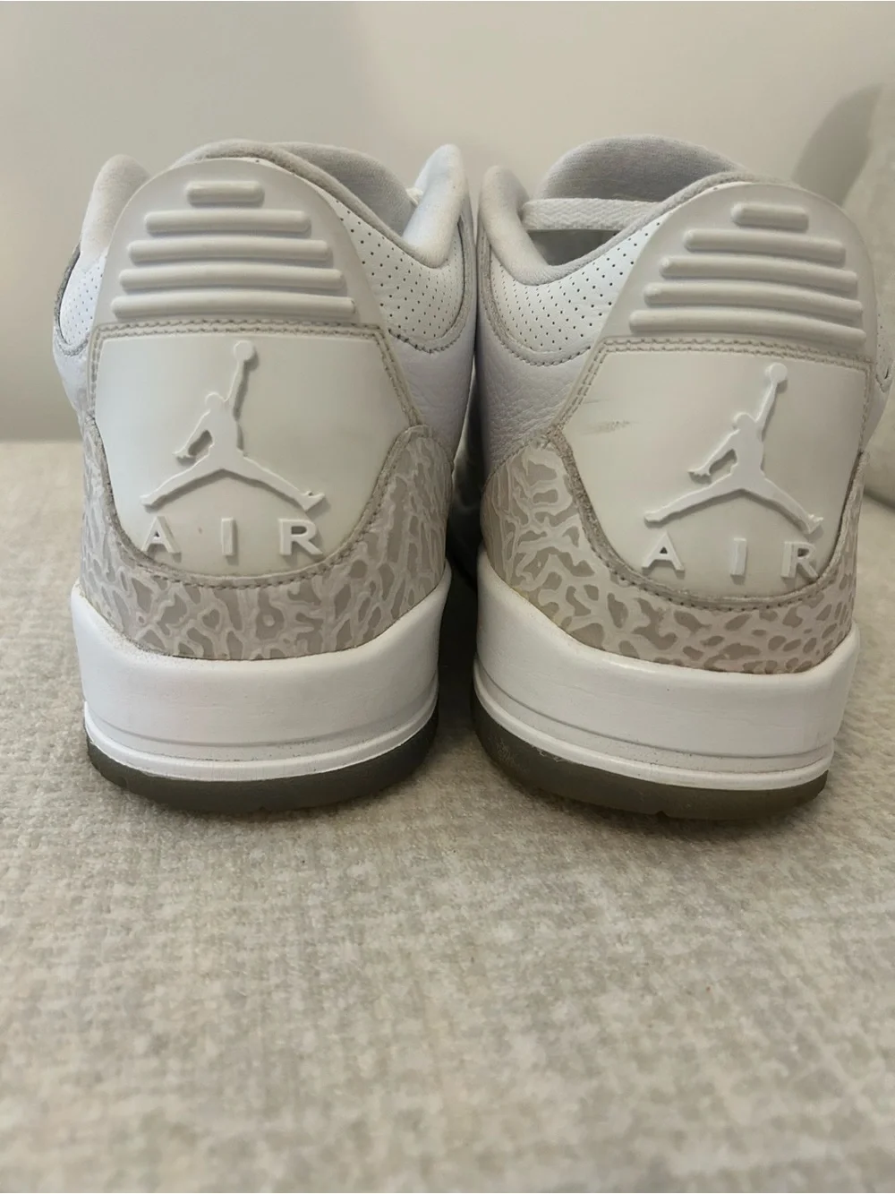 2018 Air Jordan 3 retro pure white
